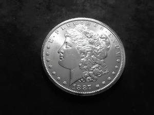 1887 S Morgan Silver Dollar