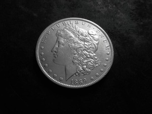 1889 O Morgan Silver Dollar