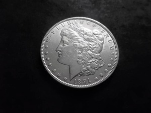 1891 Morgan Silver Dollar