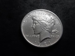 1921 Peace Silver Dollar High Relief