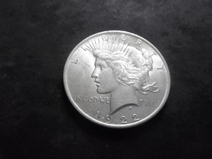 1922  Silver Peace Dollar