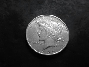 1922 D  Silver Peace Dollar