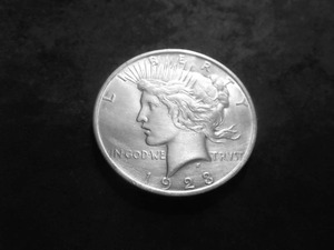 1923 Peace Silver Dollar