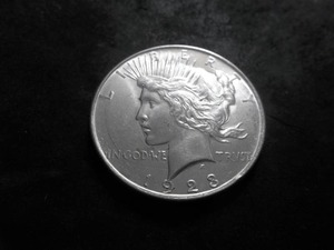 1923 D Peace Silver Dollar