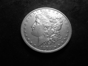 1879 O Morgan Silver Dollar
