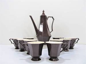 lot 40 image: Vintage Deco Ironstone 11-Piece Tea Coffee Serving Set