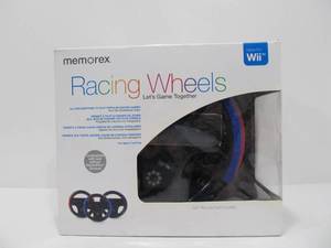 lot 47 image: Set of 3 Nintendo Wii or WiiU Racing Wheel Controllers