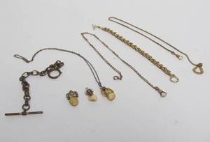 lot 90 image: Lot of Antique Victorian Era Pocket Watch Fobs etc