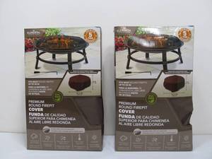 lot 96 image: 2 Brand New Premium Fire Pit Covers