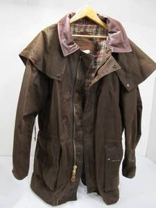 lot 149 image: Very Nice Australian Outback Trading Company Mens Oilskin Jacket - Size L