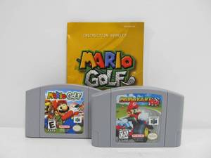 lot 216 image: Nintendo N64 Mario Golf & Mario Kart 64