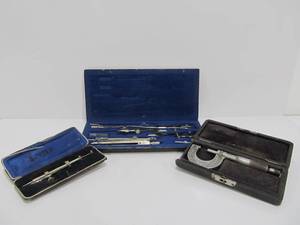lot 168 image: Group of Old vintage Drafting etc Precision tools