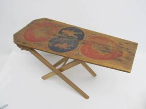 lot 233 image: Antique Late 19th Century Wooden Toy Ironing Board