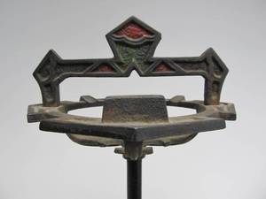 lot 270 image: Very Nice Antique Iron Smoking Stand