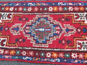 lot 130 image: Vintage Hand Knotted Wool Carpet