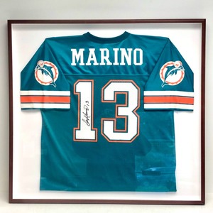 lot 346 image: Autographed DAN MARINO Dolphins Football Jersey