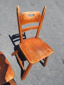 lot 371 image: Pair of Vintage Signed CUSHMAN Side Chairs