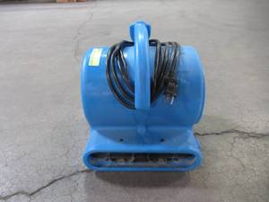 lot 704 image: B-Air 14 HP 900 CFM Air Mover for Water Damage Restoration Carpet Dryer Floor Blower Fan Home and Plumbing Use BA-VP-25-BL