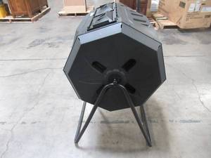 lot 220 image: Maxworks 42 Gal. Capacity Garden Compost Bin Tumbler with 2-Chambers Dual Rotating Composting Tumbler 80699