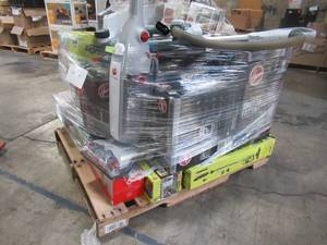 lot 234 image: WHOLESALE MIXED PALLET OF VACCUMS, POWER TOOLS AND OUTDOOR POWER