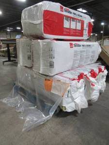 lot 242 image: 7 Total - Owens Corning Thermafiber Fire and Sound Guard Mineral Wool Insulation Batt 15 in. x 47 in. SG-25-P3--15--47--221