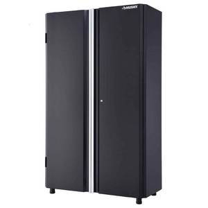 lot 113 image: Husky 72 in. H x 48 in. W x 18 in. D Steel Garage Floor Cabinet, G4802T-US - Unclaimed Freight.