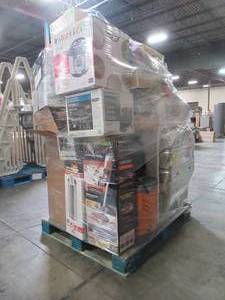 lot 314 image: WHOLESALE MIXED PALLET OF GARAGE ITEMS, APPLIANCES AND SMALL HOUSEWARES