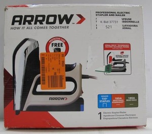 lot 521 image: Arrow Fastener T50AC Staple Nail Gun Electric Pro