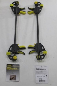 lot 510 image: Lot of 4 Steel Grip Mini Ratcheting Bar ClampsSpreaders