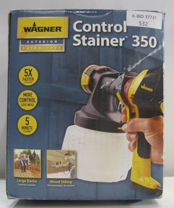 lot 532 image: Wagner Control Stainer 350 HVLP Handheld Sprayer