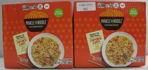 lot 562 image: 2 Boxes Miracle Noodle Plant Based Japanese Curry (12 10 oz Pouces)