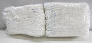 lot 565 image: Lot of 30 Up&Up (Target) Size 7 Baby Diapers w Whale Design