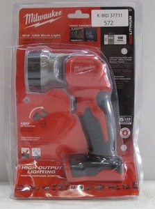 lot 572 image: Milwaukee 2735-20 M18 LED Work Light