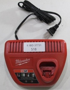 lot 518 image: Milwaukee 48-59-2401 M12 12-Volt Lithium-Ion Battery Charger