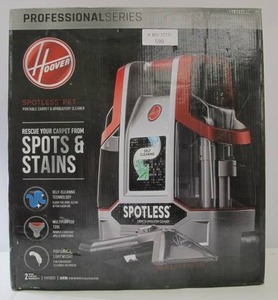 lot 590 image: Hoover Professional Series Spotless Portable Carpet Cleaner & Upholstery Spot Cleaner