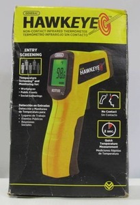 lot 592 image: Hawkeye Non-Contact Forehead Infrared Thermometer for Human Temperature Reading