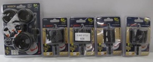 lot 608 image: Lot of 5 Bosch Daredevil Carbon Drill Hole Saw Bits