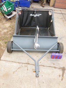 Lawn sweeper. Lightly used. Tested & works. As shown.