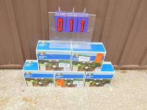 Qty of 5 LED solar lights. As shown.