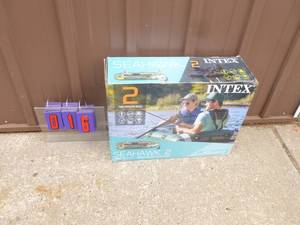 Intex 2 person inflatable raft. As shown.