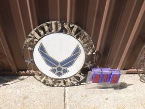 Military theme plaque. As shown.