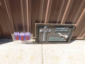 Military theme plaque. As shown.