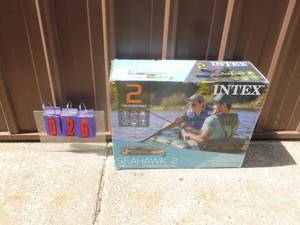 Intex 2 person inflatable raft. As shown.