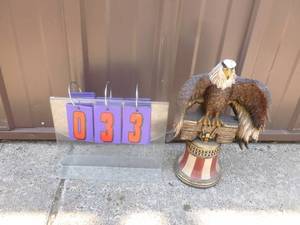 Eagle bell figurine. As shown.