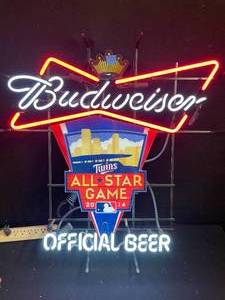 lot 2 image: Budweiser 2014 All-Star Game Target Field MLB neon