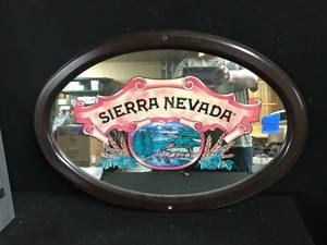 lot 70 image: Sierra Nevada oval mirror
