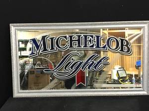 lot 61 image: Michelob Light mirror
