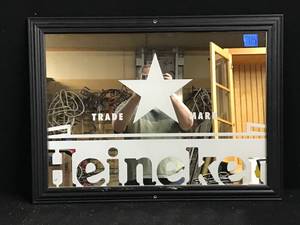 lot 78 image: Heineken trademark star mirror