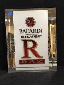 lot 80 image: Bacardi Silver R Raz mirror