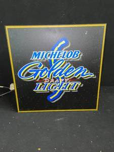 lot 94 image: Michelob animated fiber optic display. Rare